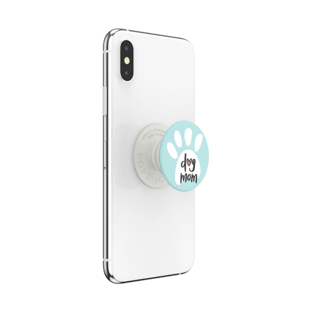 Popsockets-PopGrip-Handyhalterung-DogMom-Handy-ausgezogen