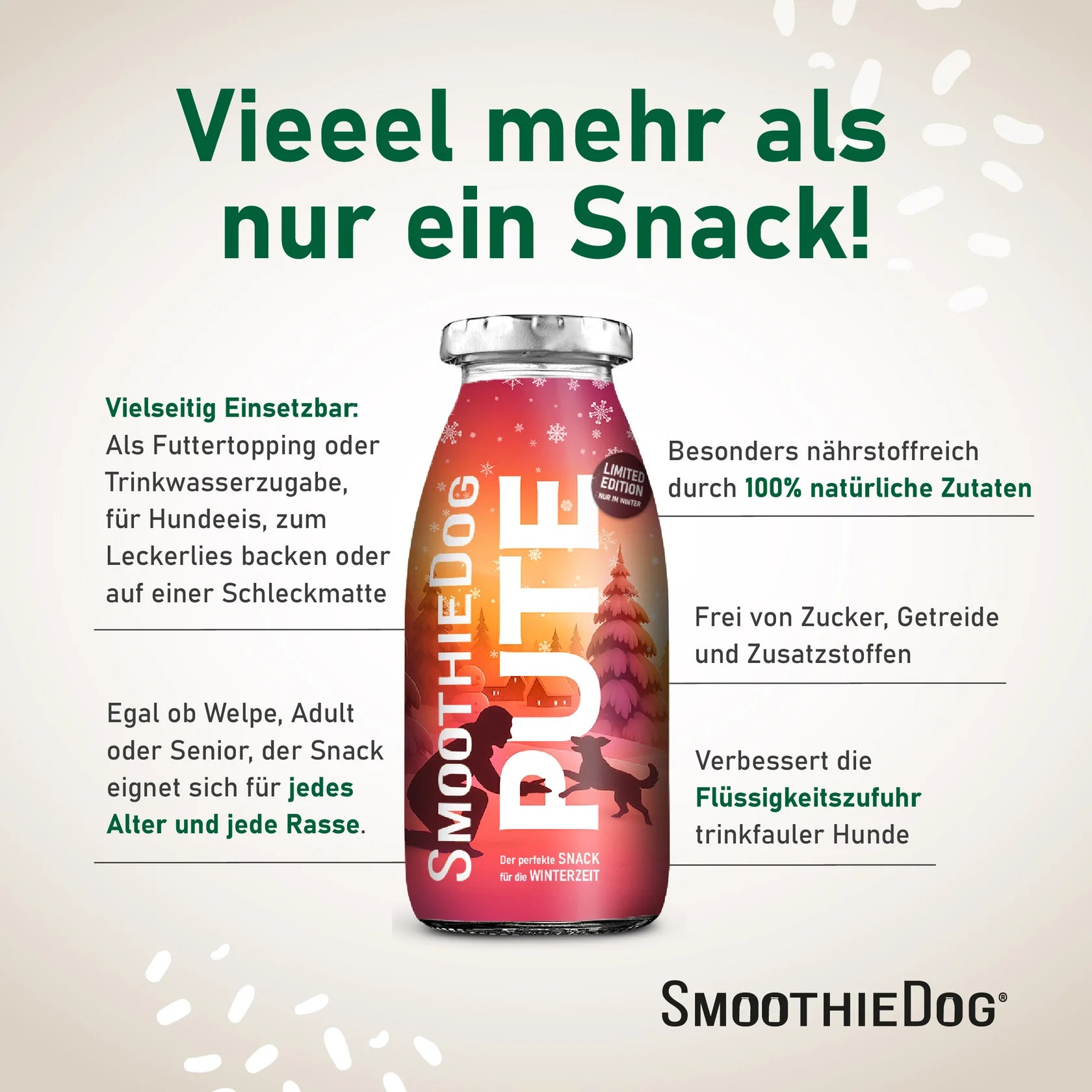 SmoothieDog-Hundesmoothie-Winter-Edition-Pute-Info