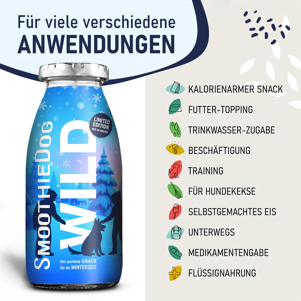 SmoothieDog-Hundesmoothie-Winter-Edition-Wild-Anwendung