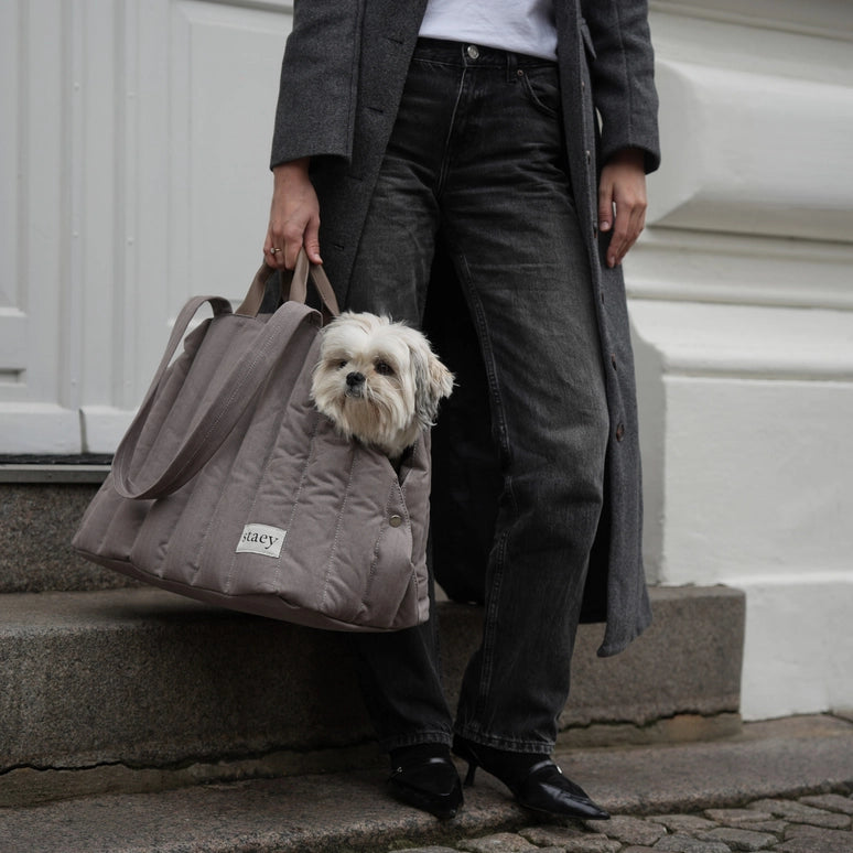 Staey-Hundetragetasche-Elva-Taupe-Mood9