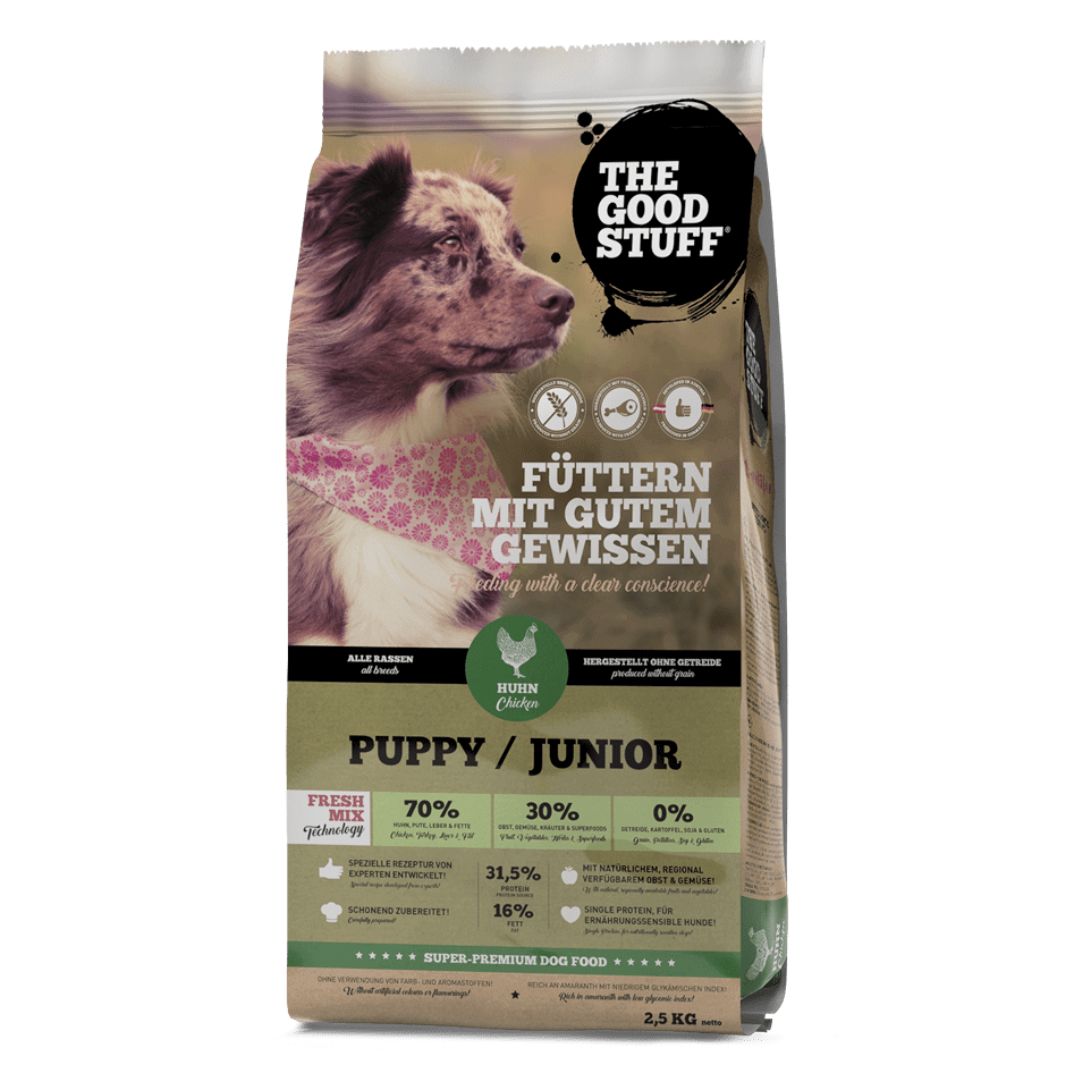 The-Goodstuff-Trockenfutter-Huhn-Puppy-Junior-2,5kg
