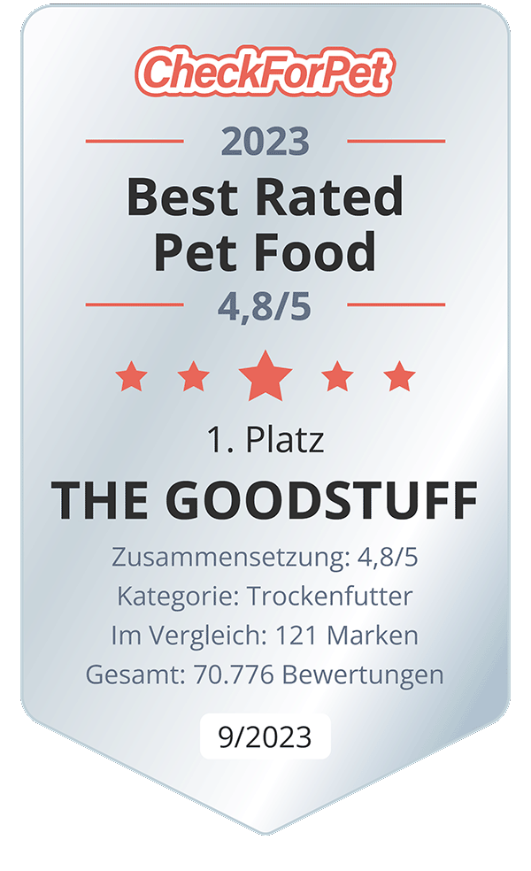 The-Goodstuff-Trockenfutter-Siegel-BestRatedPetFood2023