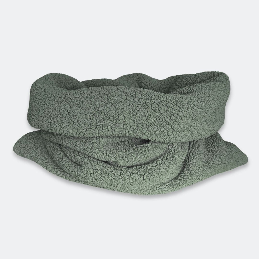 Woofstuff-Hundeschlafsack-Teddy-Soft-Olive