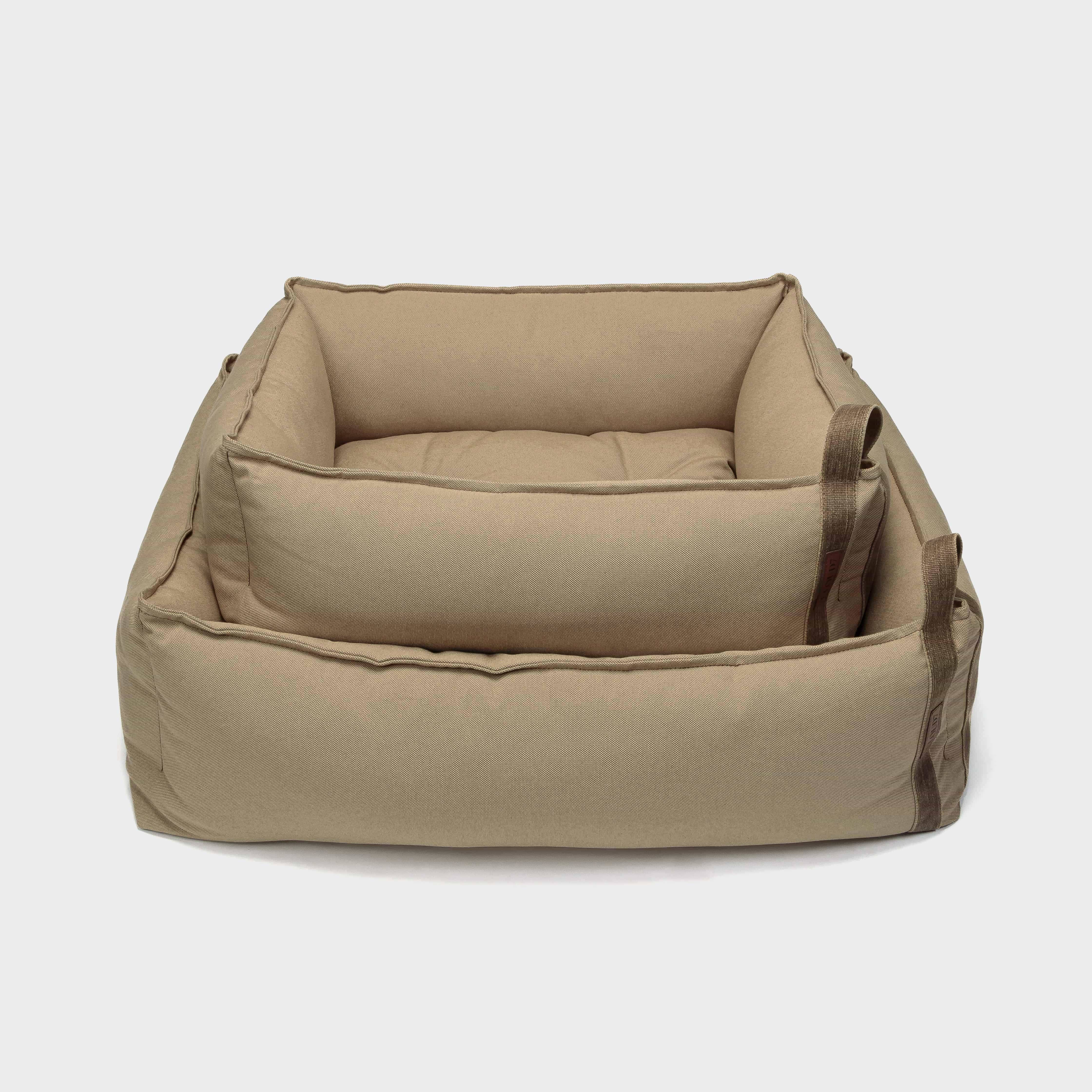 Cloud7-Hundebett-Canvas-Beige-Größen