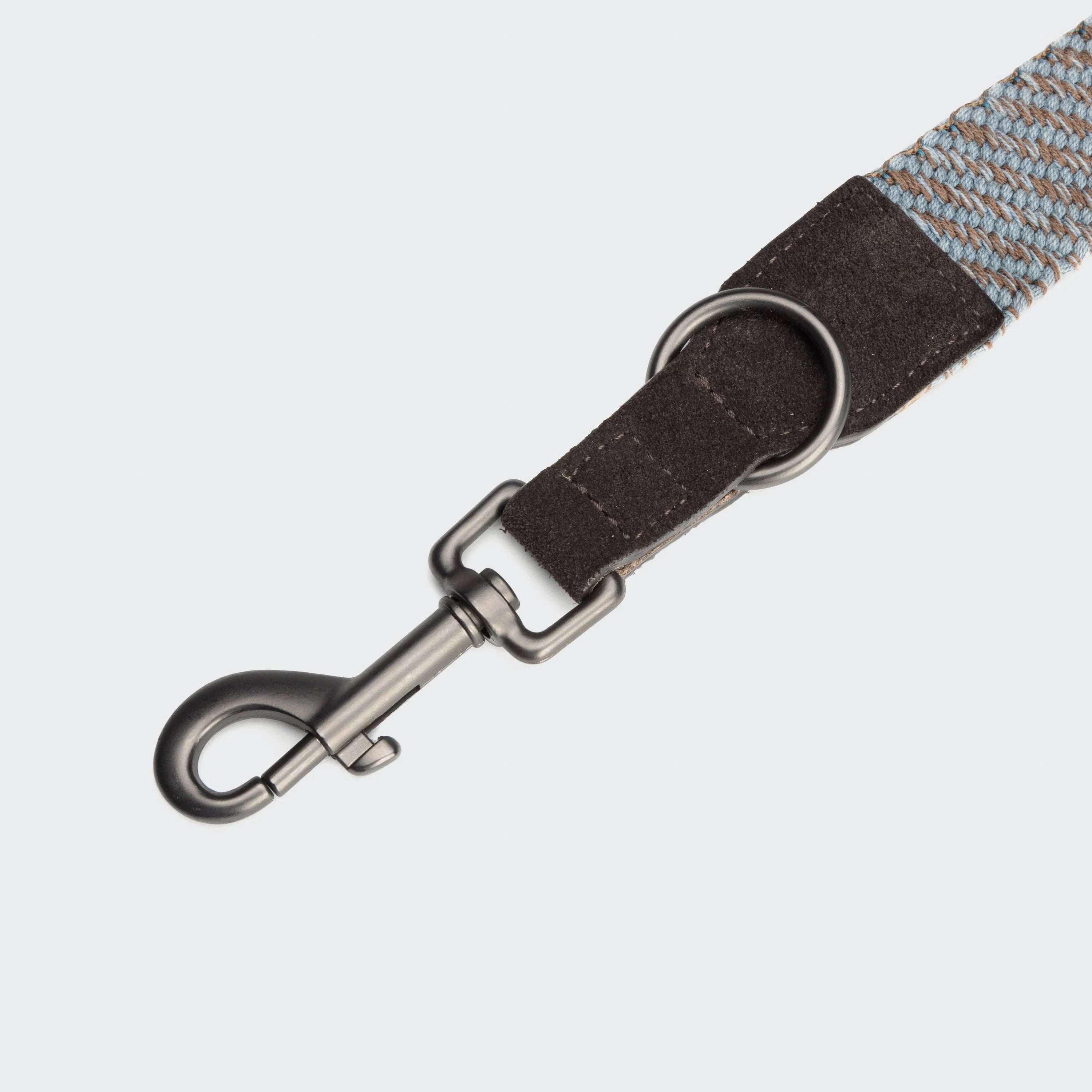 Cloud7-Hundeleine-Grunewald-Blue-Coffee-Karabiner