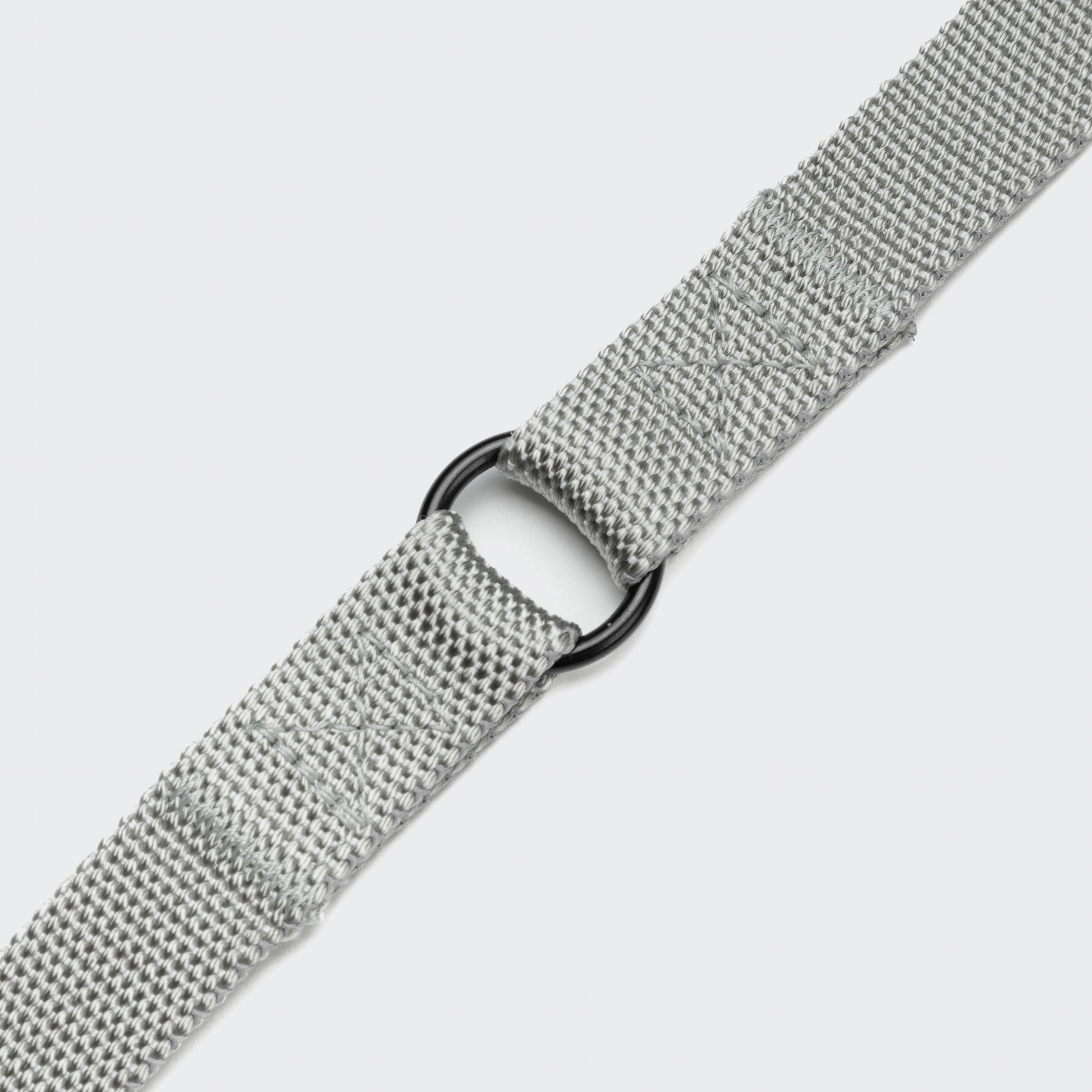 Cloud7-Hundeleine-Nylon-Rescue-Silber-Detail