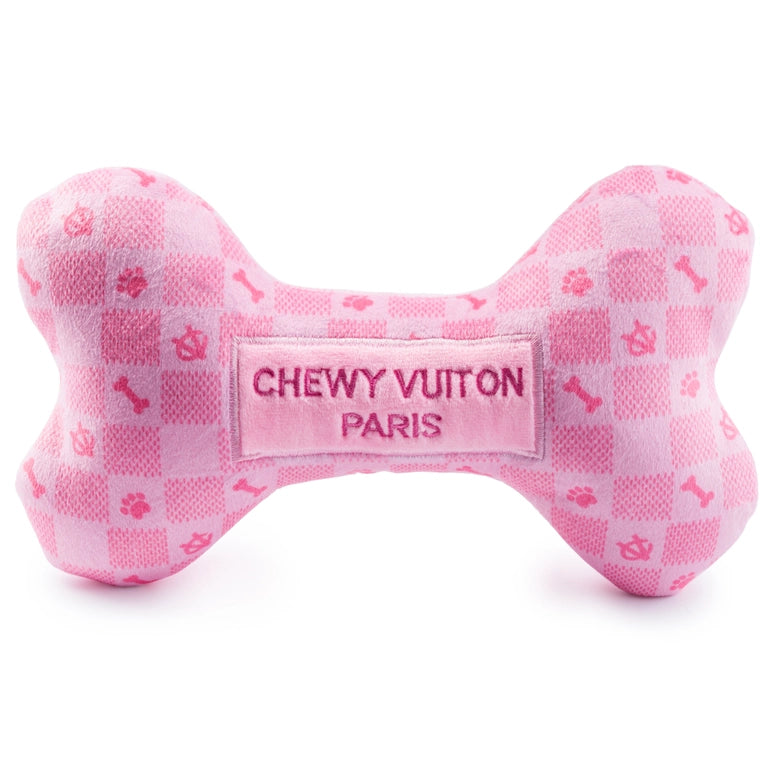 Chewy-Vuuioton-Pink-Checker-Bone-Vorderseite