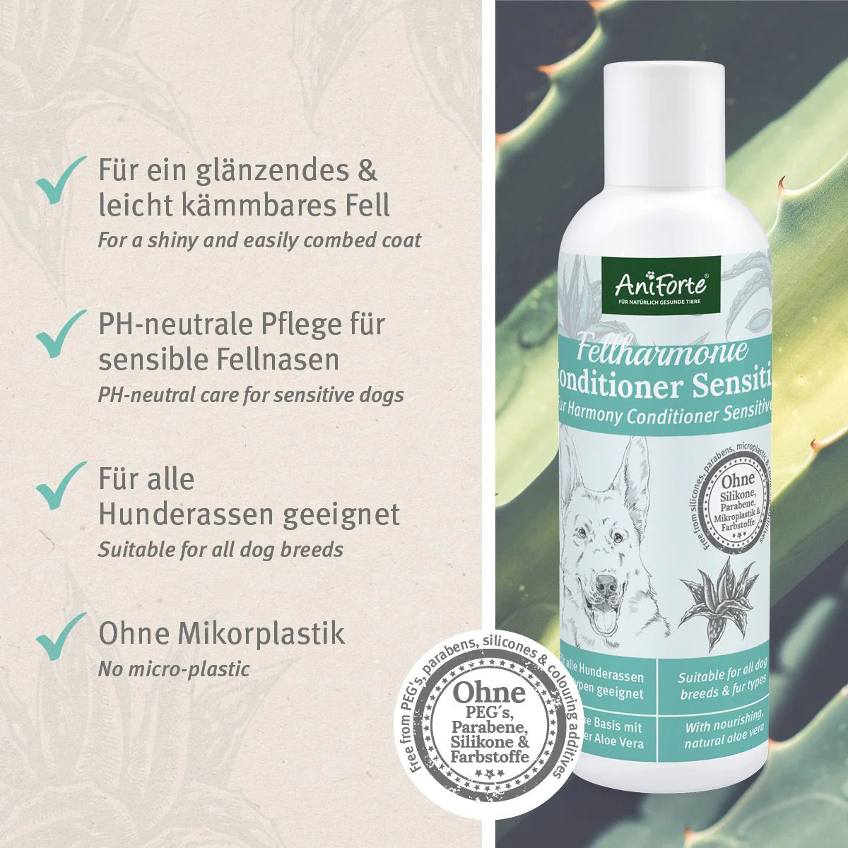 Aniforte-Fellharmonie-Conditioner-Sensitiv-Wirkung