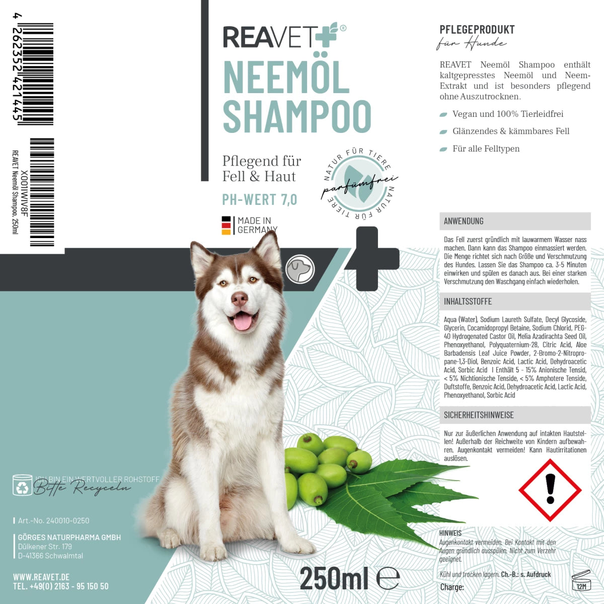 ReaVet-Neemöl-Shampoo-Hundeshampoo-Etikett