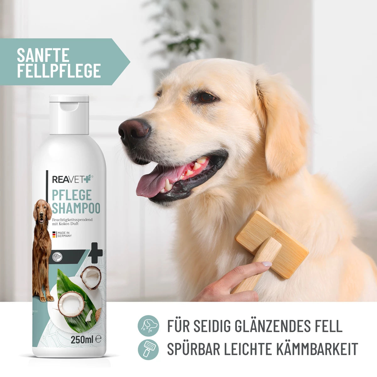 ReaVET-Hundeshampoo-Pflegeshampoo-Kokos-Vorteile