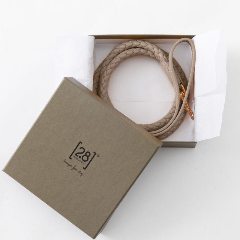 2.8-duepuntootto-Halsband-FERDINANDO-Collar-Lazy-Taupe