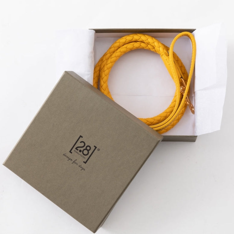 2.8-duepuntootto-ferdinando-leather-leash-hundeleine-tuscan-yellow-Leine