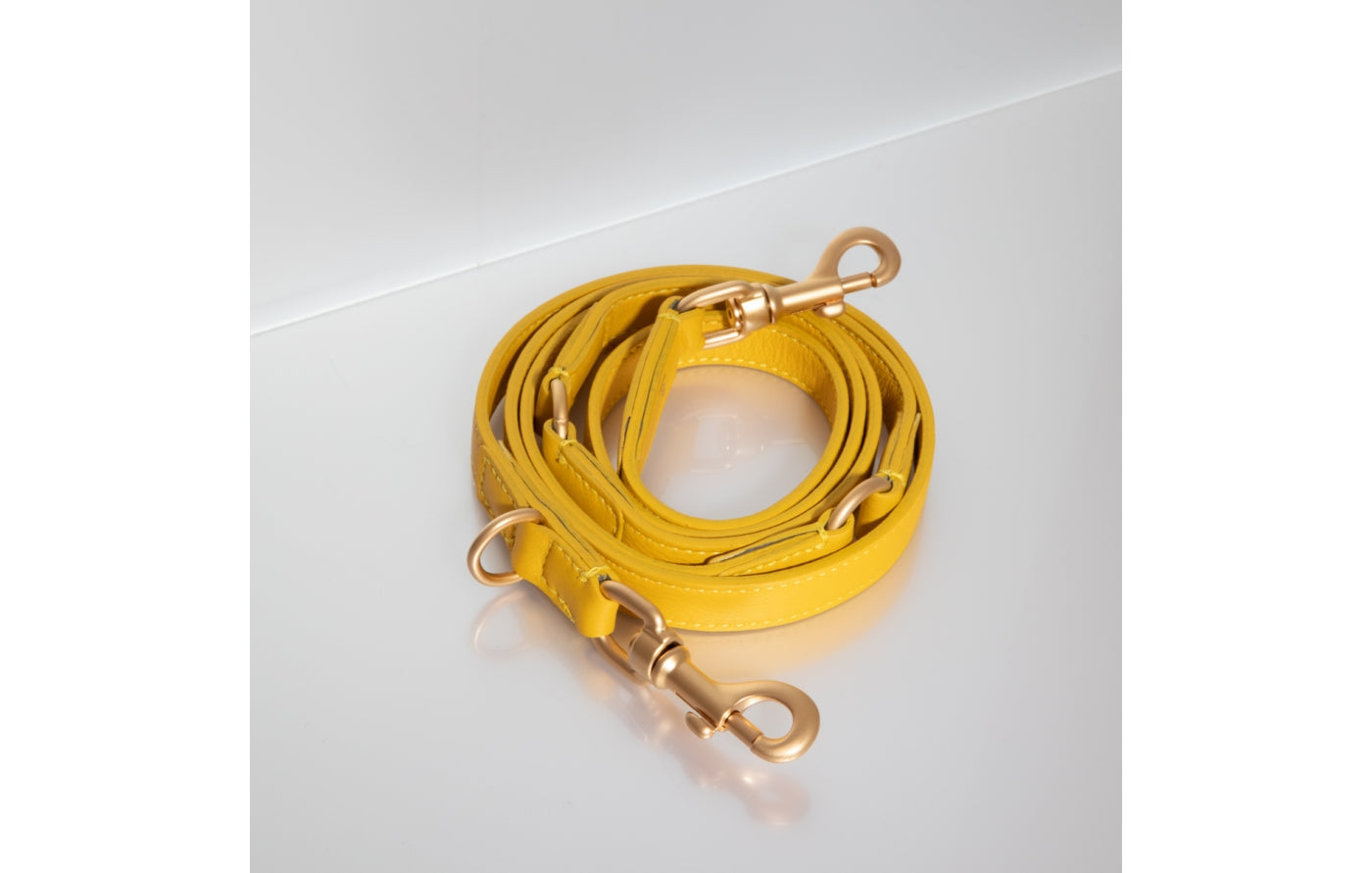 2.8-mario-lederleine-verstellbar-tuscan-Yellow-leather-leash-verstellbar