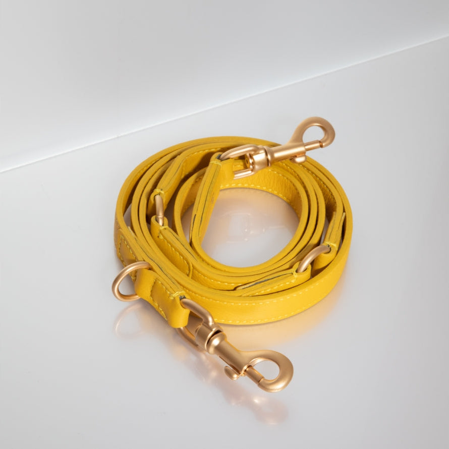 2.8-mario-lederleine-verstellbar-tuscan-Yellow-leather-leash-verstellbar