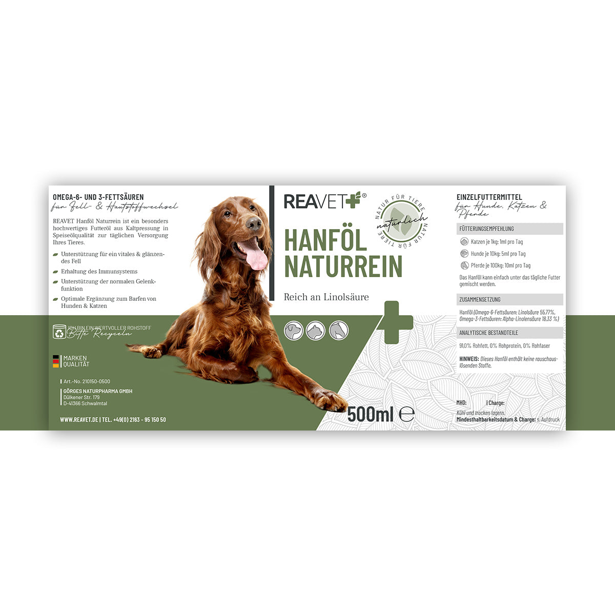 ReaVet-Hanföl-Naturrein-500ml-Etikett