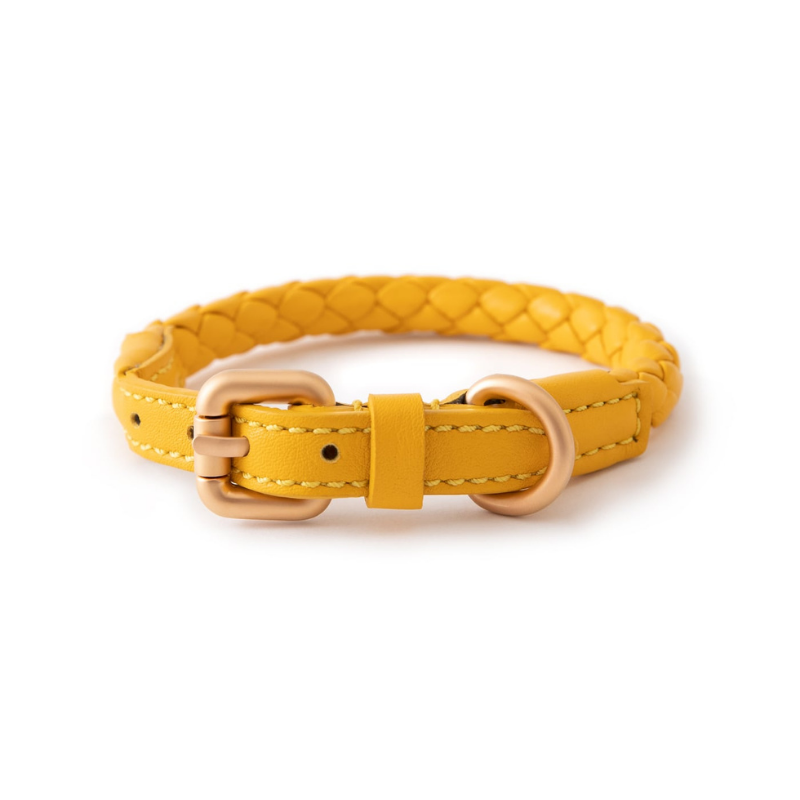 2.8-duepuntootto-hundehalsband-ferdinando-leather-collar-tuscan-yellow