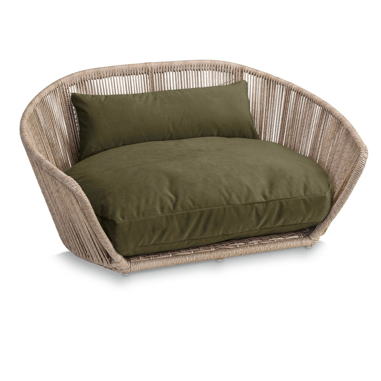 Laboni-Hundebett-Vogue-Oxford-Olive