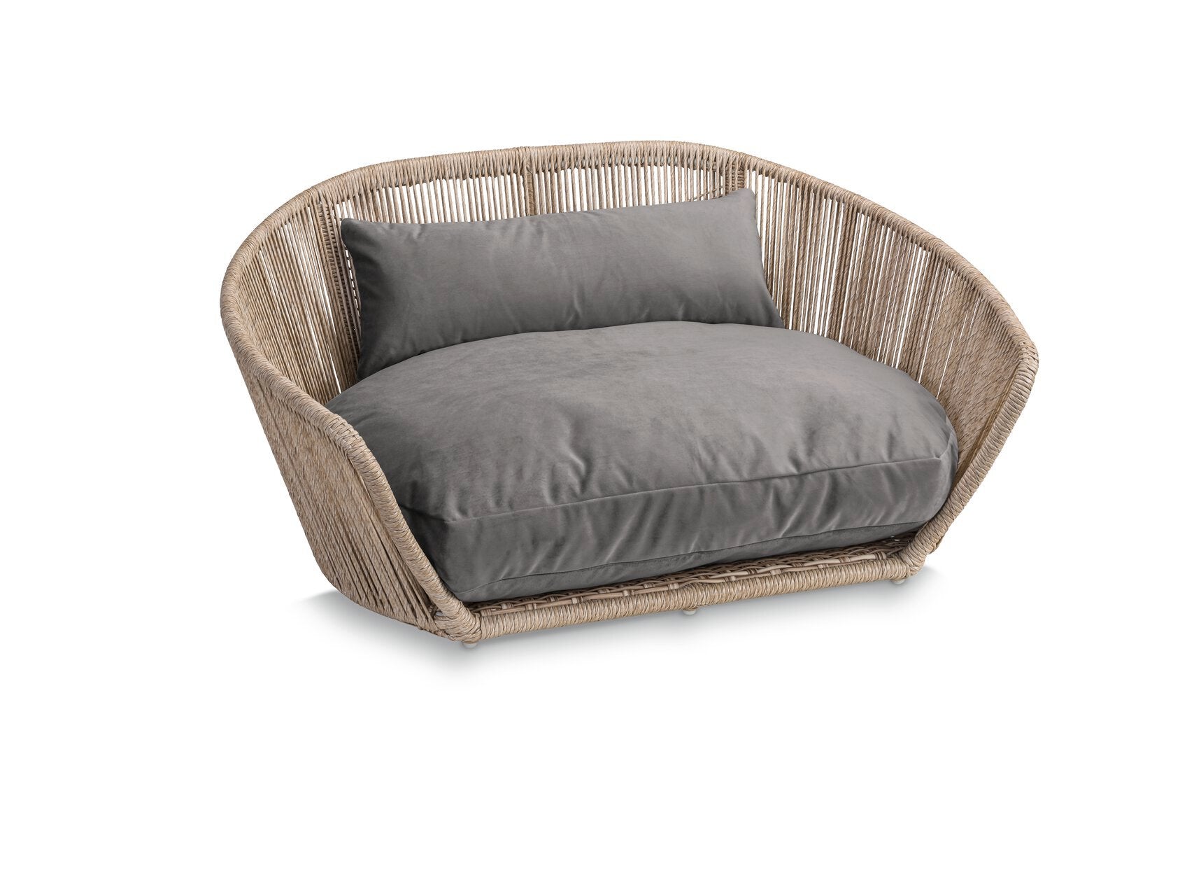 Laboni-Hundebett-Vogue-Oxford-Stone