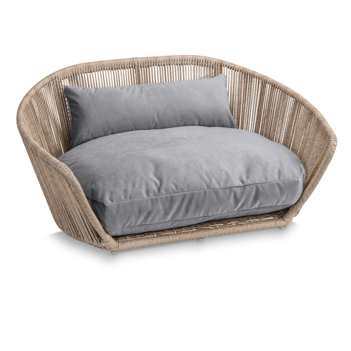 Laboni-Hundebett-Vogue-Oxford-Grey