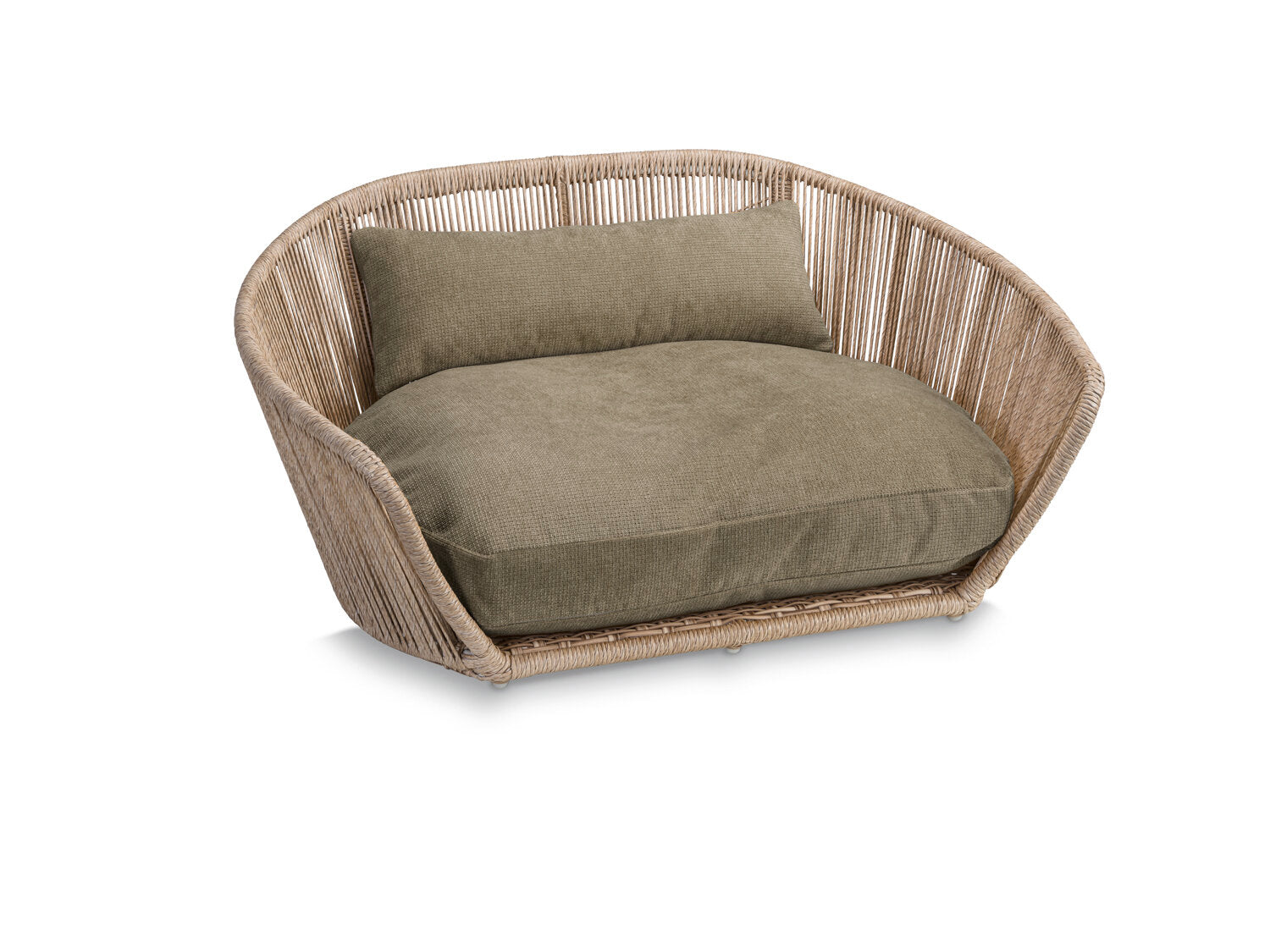 Laboni-Hundebett-Vogue-Tudor-Olive