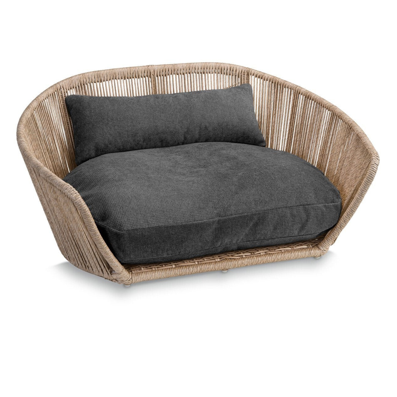 Laboni-Hundebett-Vogue-Tudor-Anthrazit