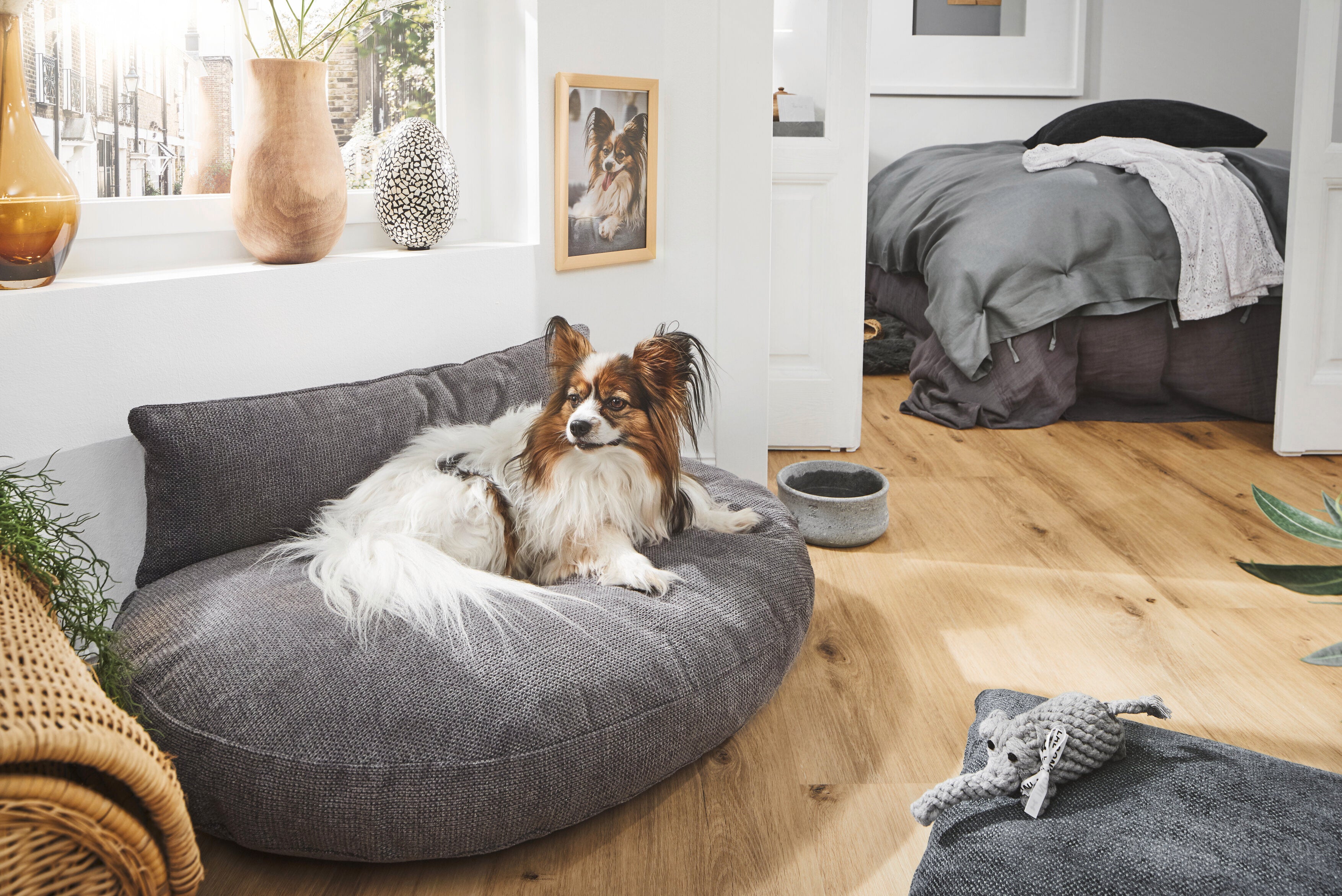 Hundekissen Luna Lounge Tudor Anthrazit