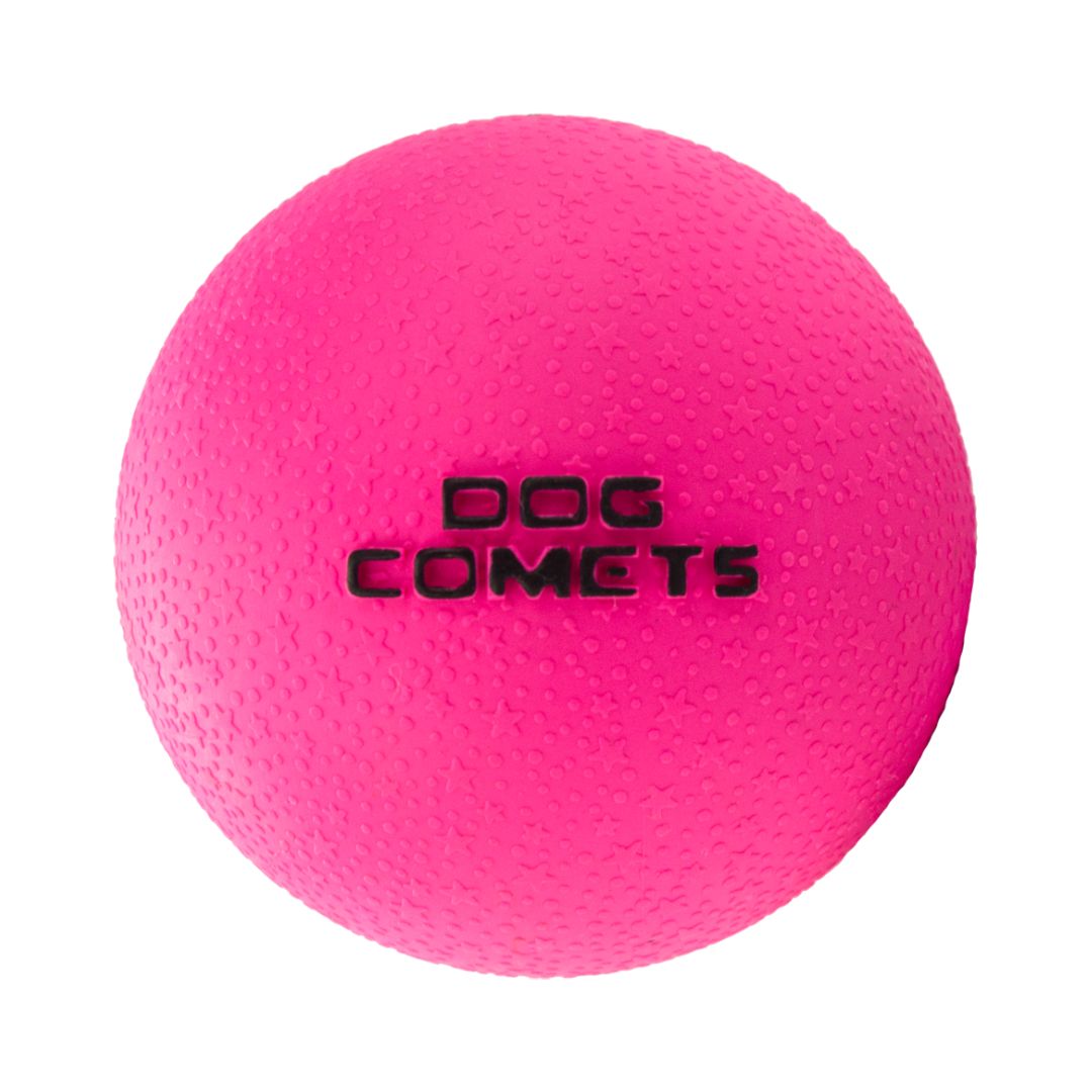 Hundespielzeug-Dog-Comets-Stardust-Ball-Rosa