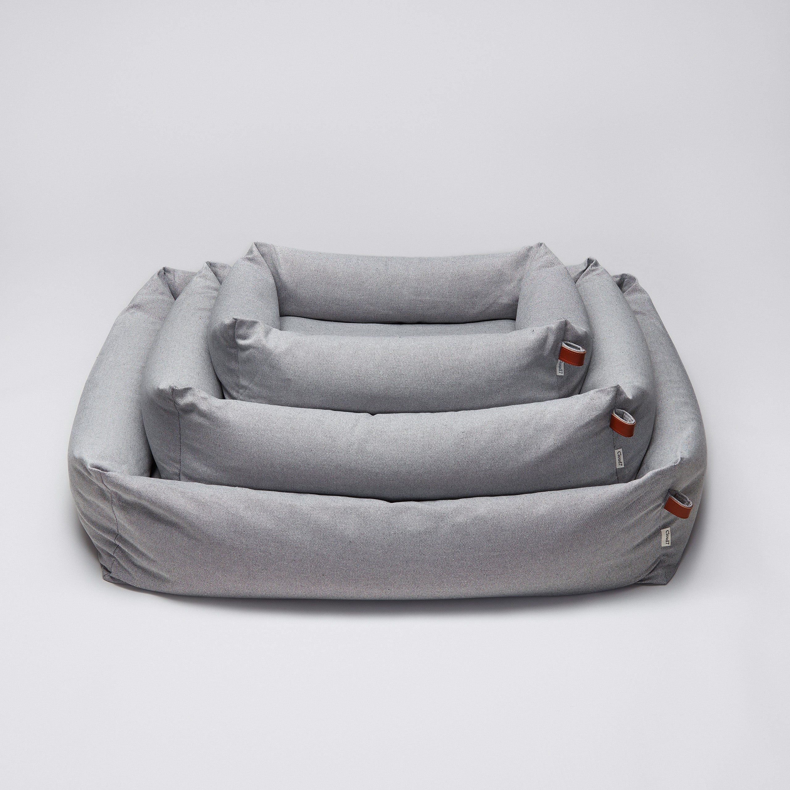 Hundebett Sleepy Deluxe Tweed Grey