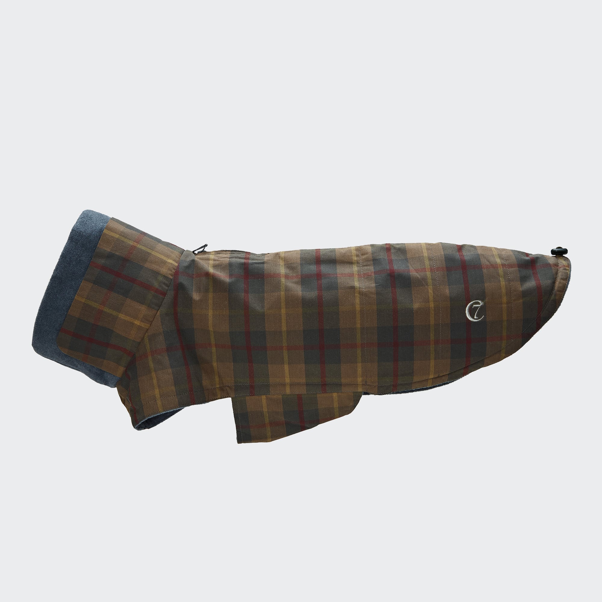 Cloud7-Hundemantel-Brooklyn-Waxed-Tartan