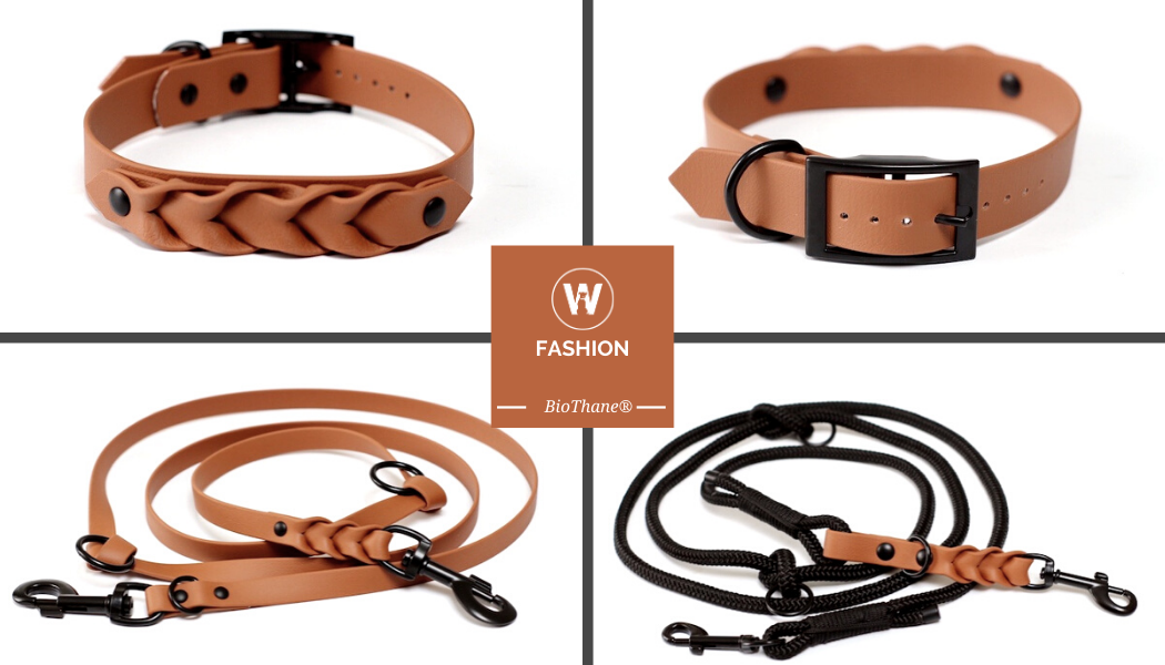 BioThane® Fashion Halsband Cognac