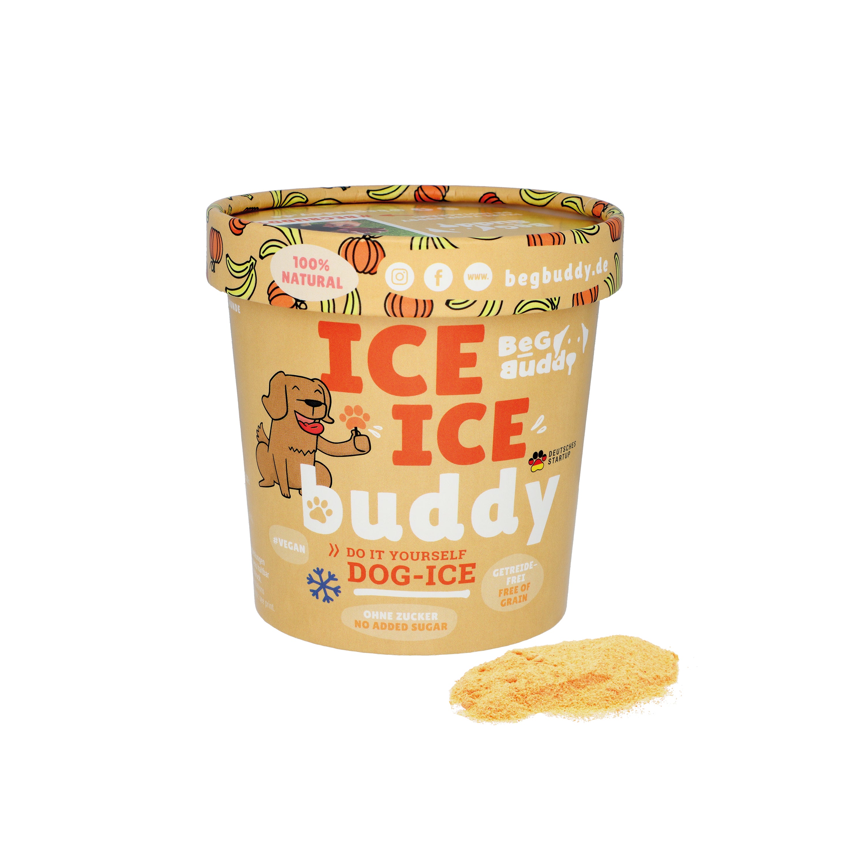 Hundeeis-Ice-Ice-Buddy-BeGBuddy-Kürbis-Banane