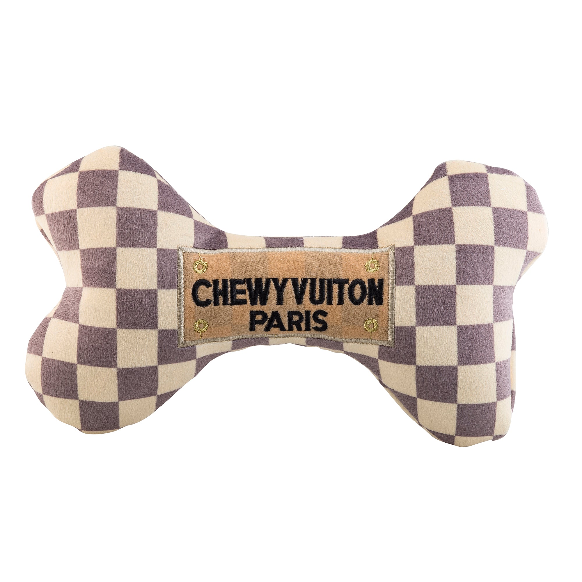 Chewy Vuiton Checker Knochen