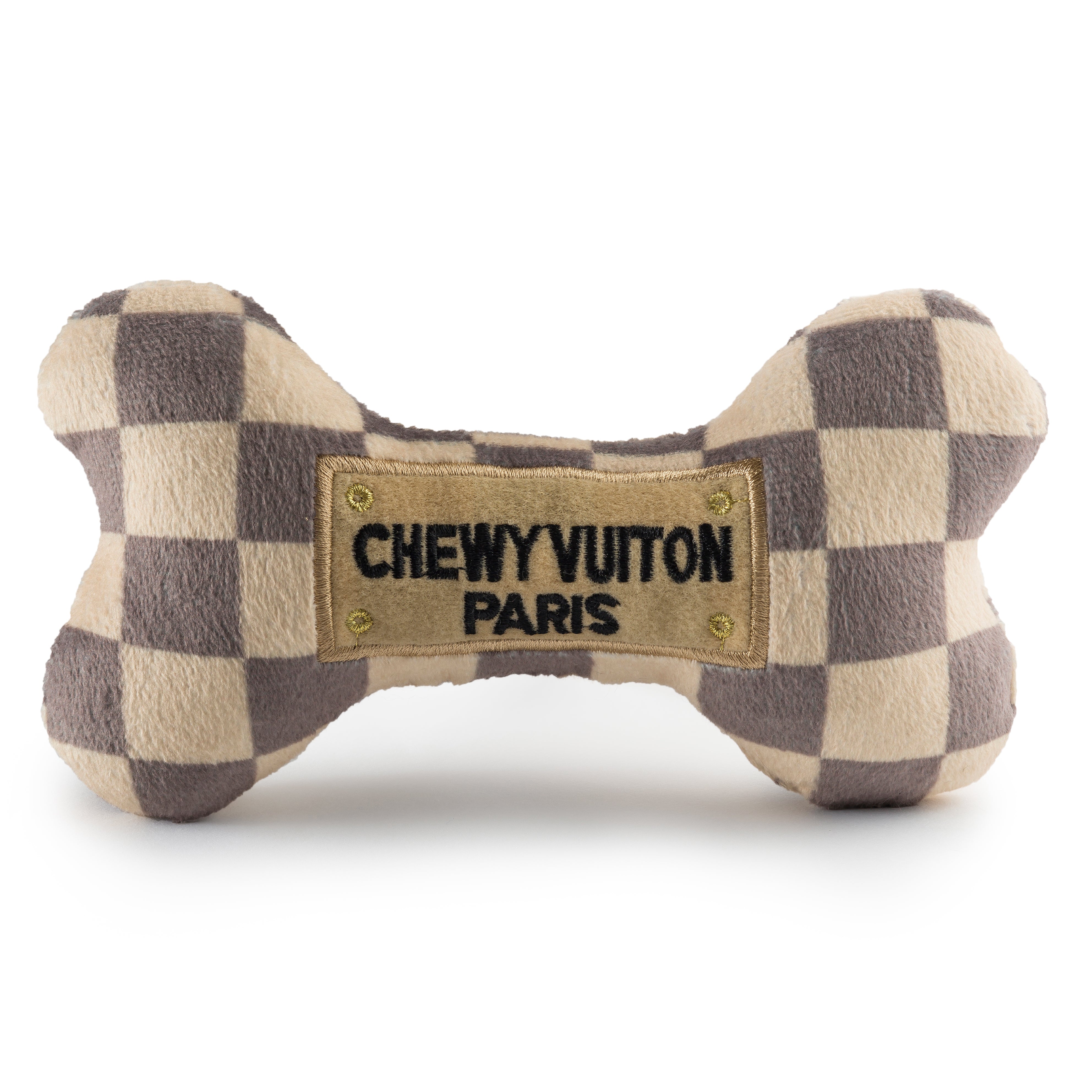 Chewy Vuiton Checker Knochen