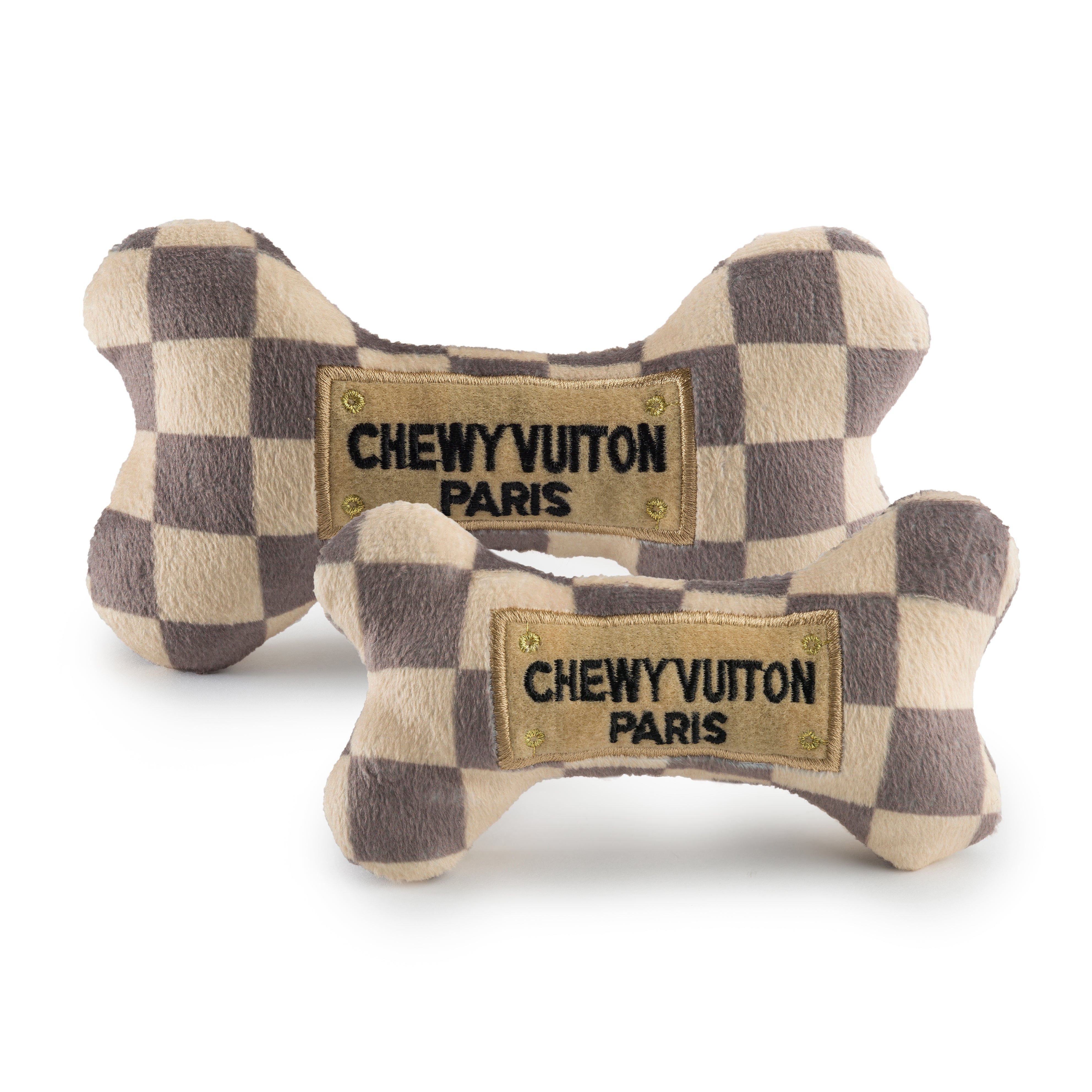 Chewy Vuiton Checker Knochen