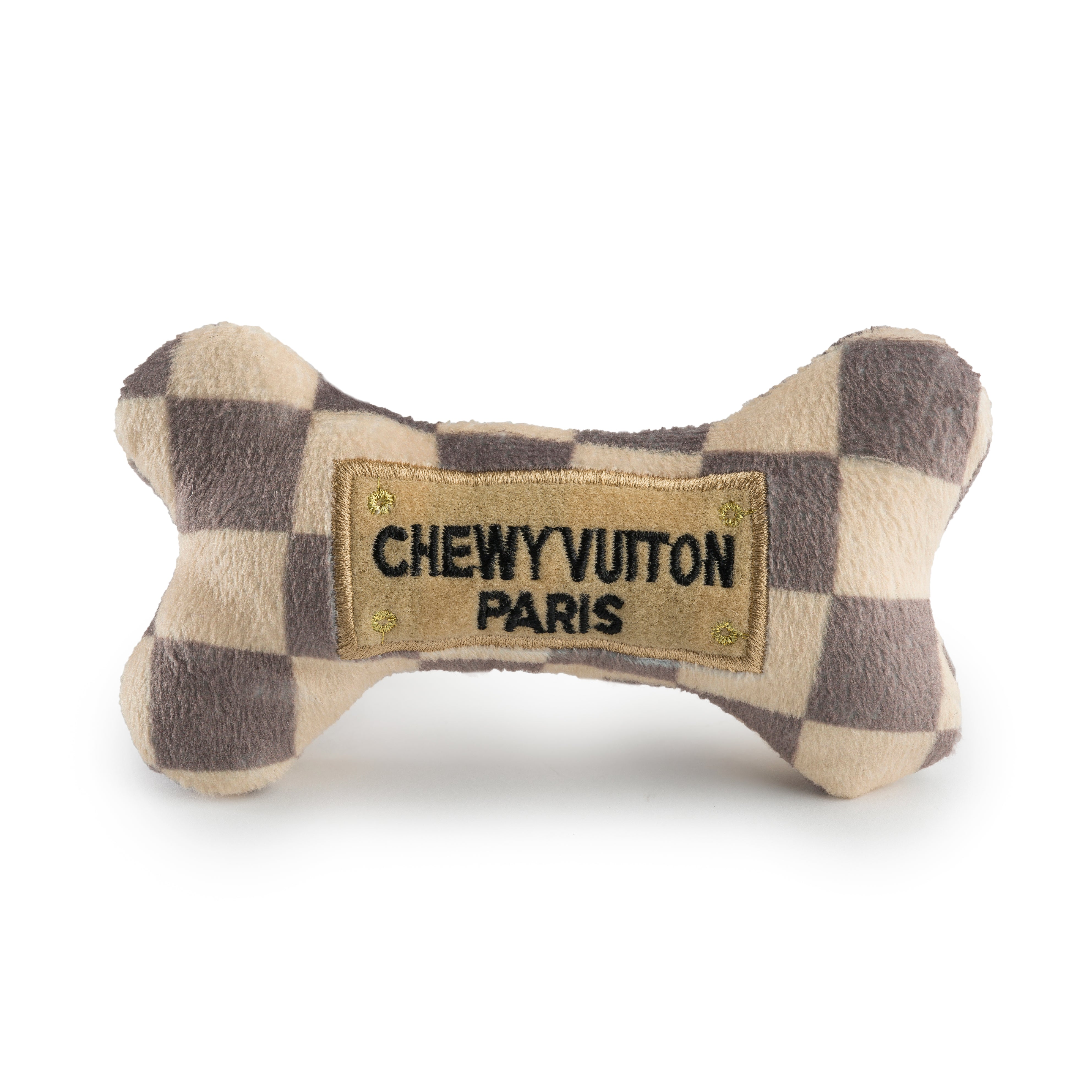 Chewy Vuiton Checker Knochen