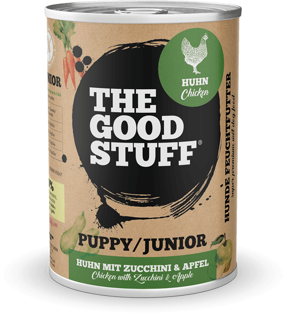 The-Goodstuff-Nassfutter-Feuchtfutter-Huhn-Zucchini-Puppy-Junior-400g-800g