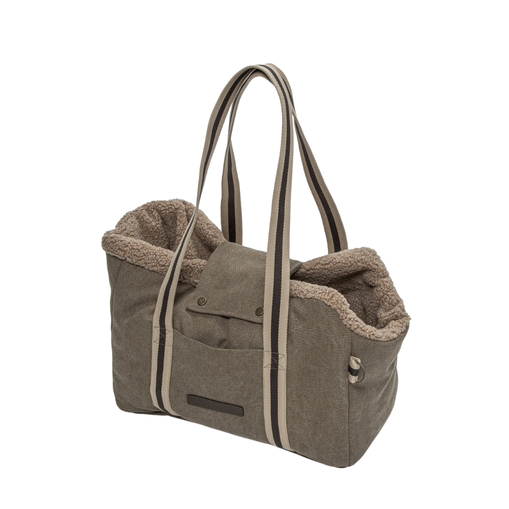 Cloud7-Hundetasche-Lucca-Canvas-Sand