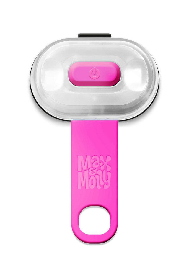 Maxundmolly-Max&Molly-MATRIX ULTRA LED LICHT FÜR DAS HUNDEHALSBAND-PINK