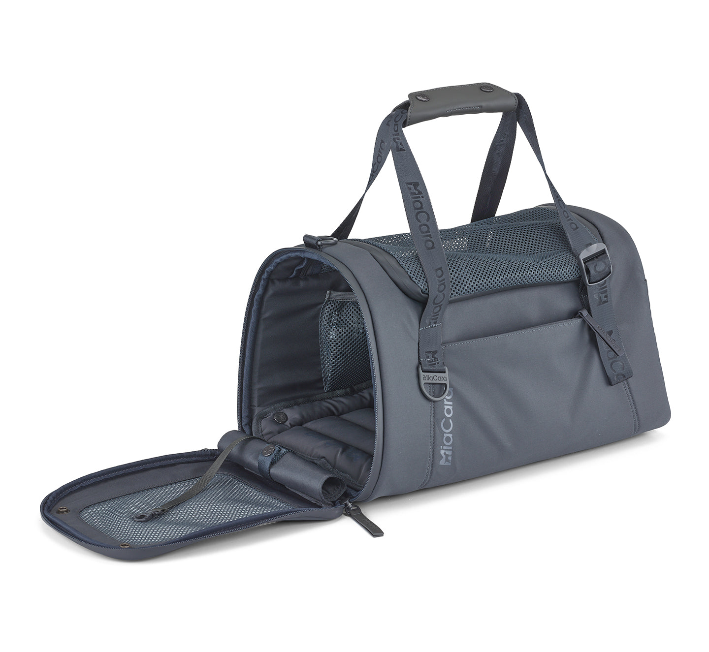 MiaCara-Flugreisetasche-Volata-Asphalt-offen
