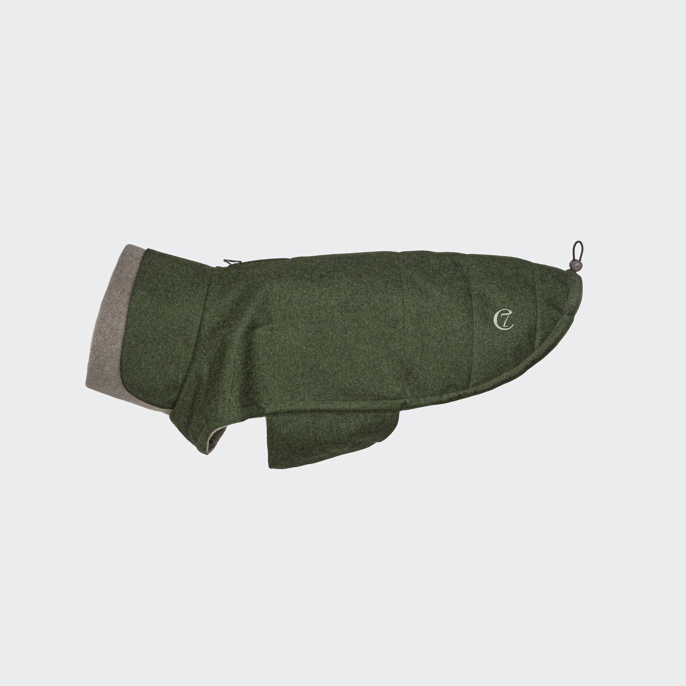 cloud7-hundemantel-brooklyn-flanell-fern-green