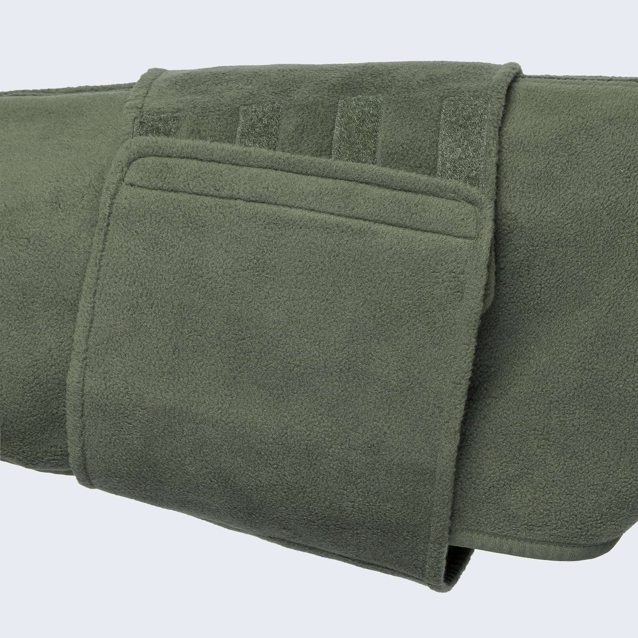 Cloud7-Hundepullover-Derby-Khaki-Verschluss