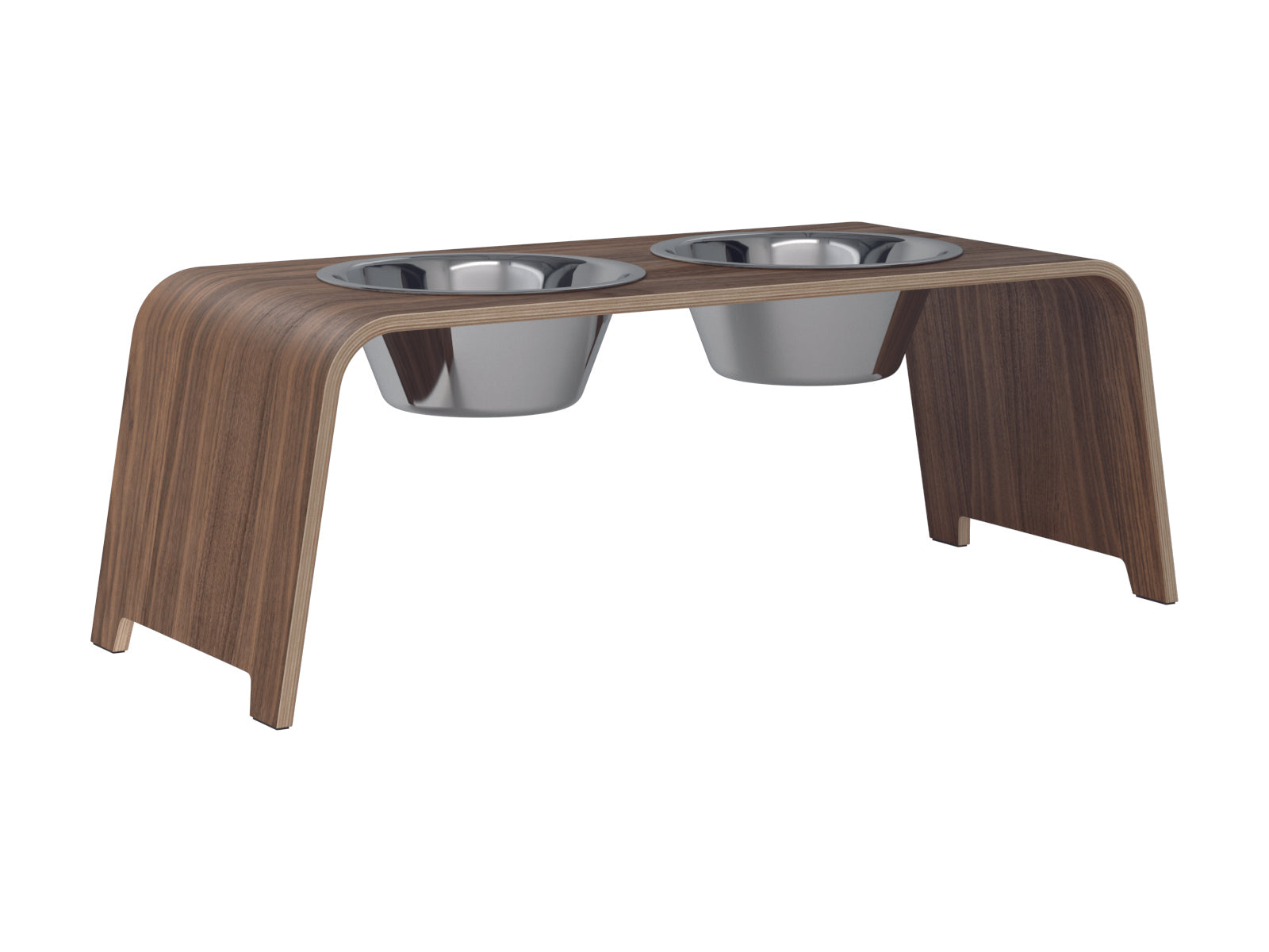dogBar-Napfständer-Nussbaum-Edelstahl-L-Large