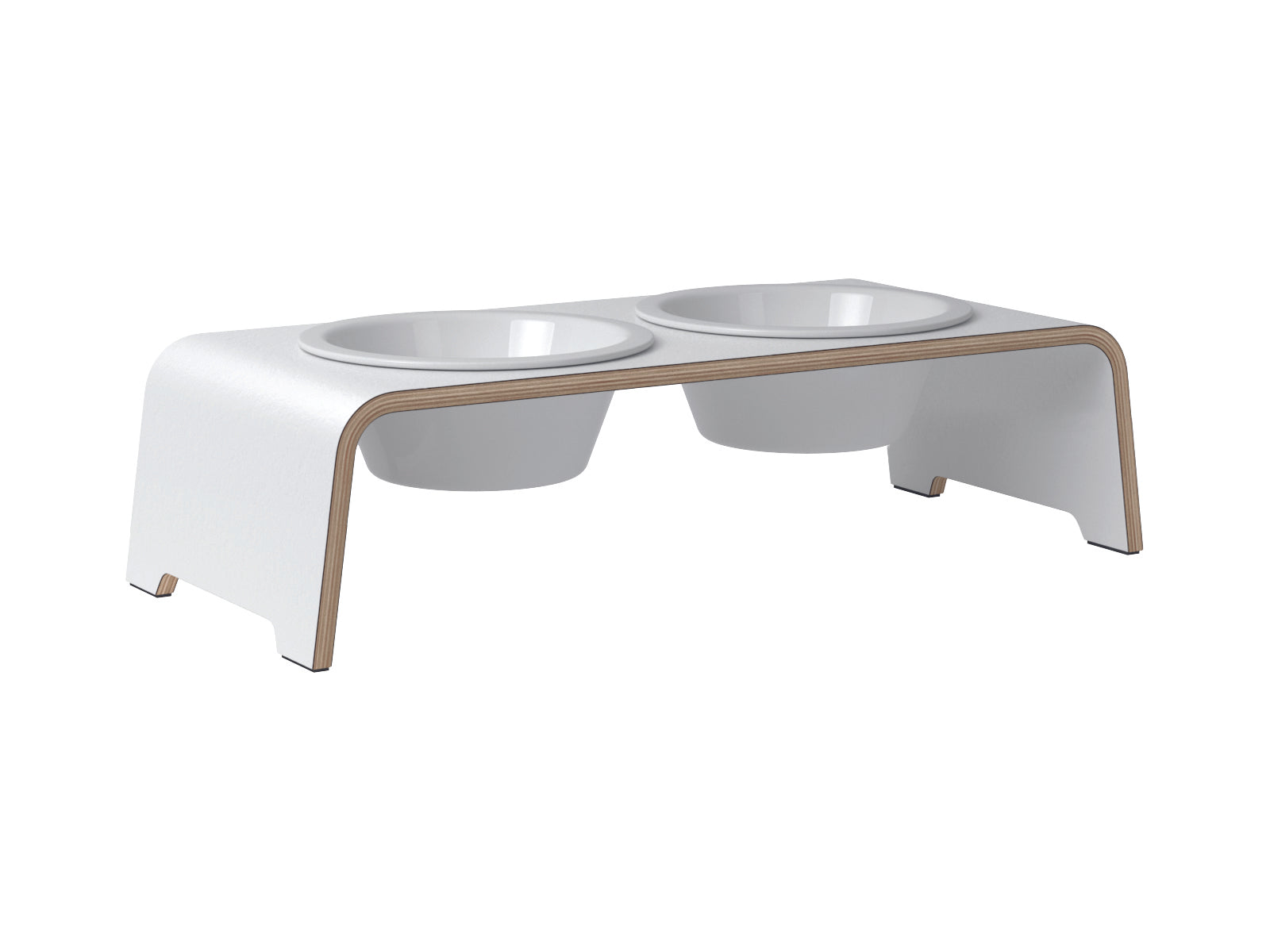 dogBar-Napfständer-Weiß-Porzellan-Medium-Small
