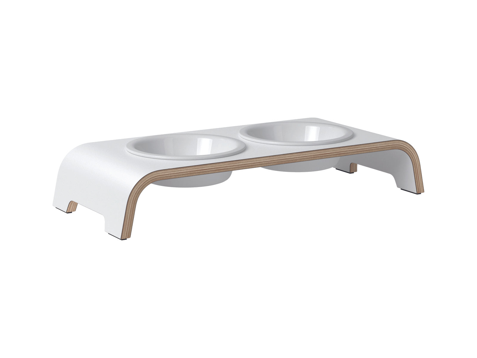 dogBar-Napfständer-Weiß-Porzellan-Small