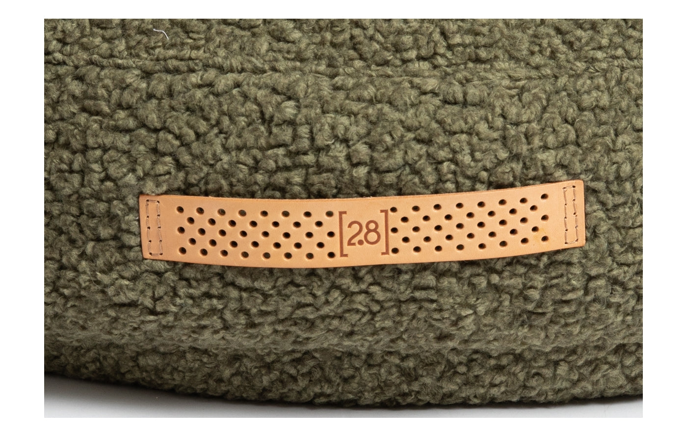 2.8-duepuntootto-design-for-dogs-hundekissen-fulvio-boucle-wolle-Pistachio-Detail