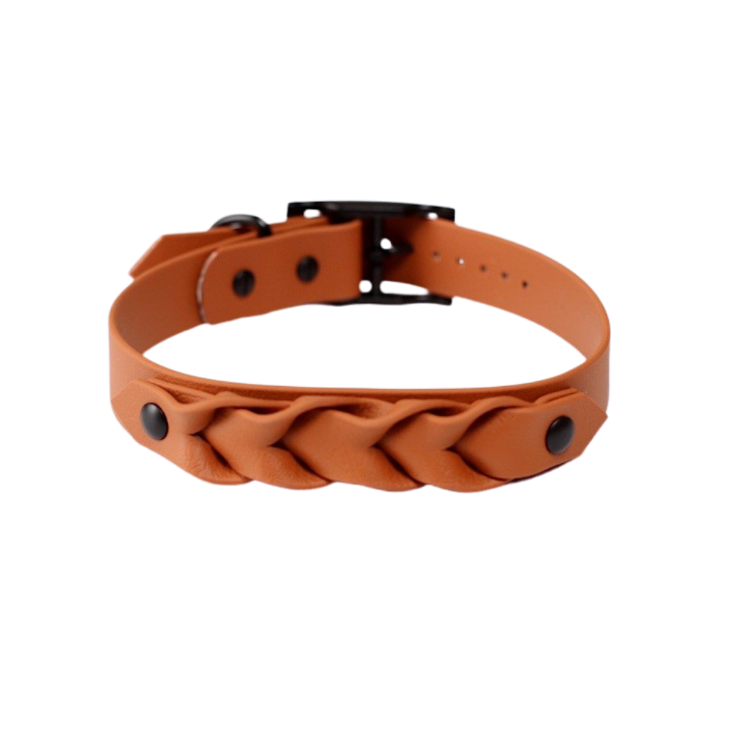 BioThane® Fashion Halsband Cognac