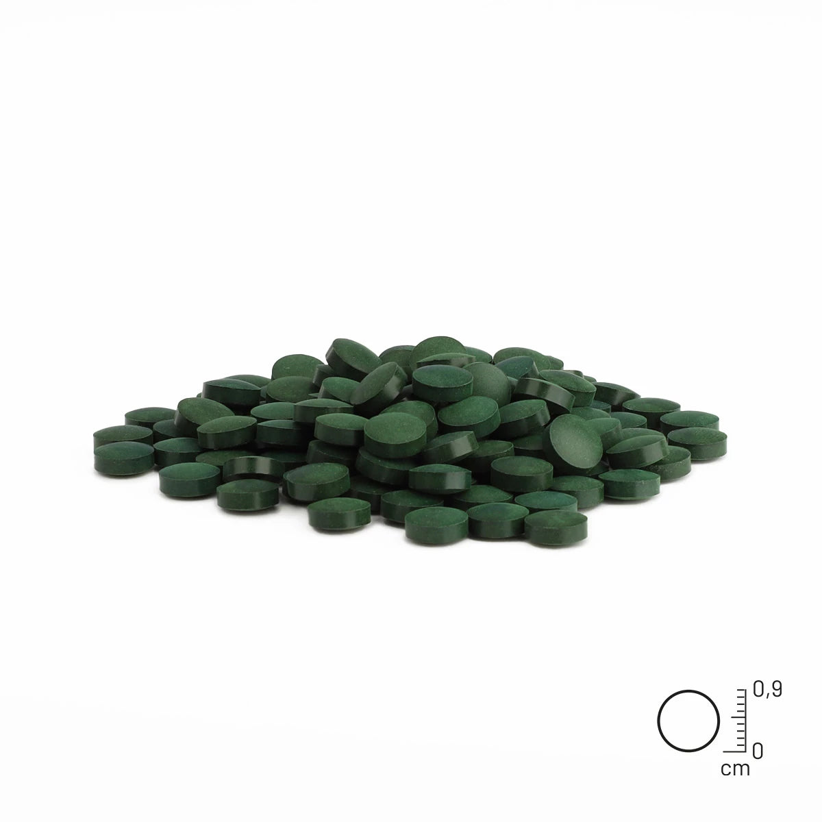 ReaVet-Spirulina-Tabletten-Größe